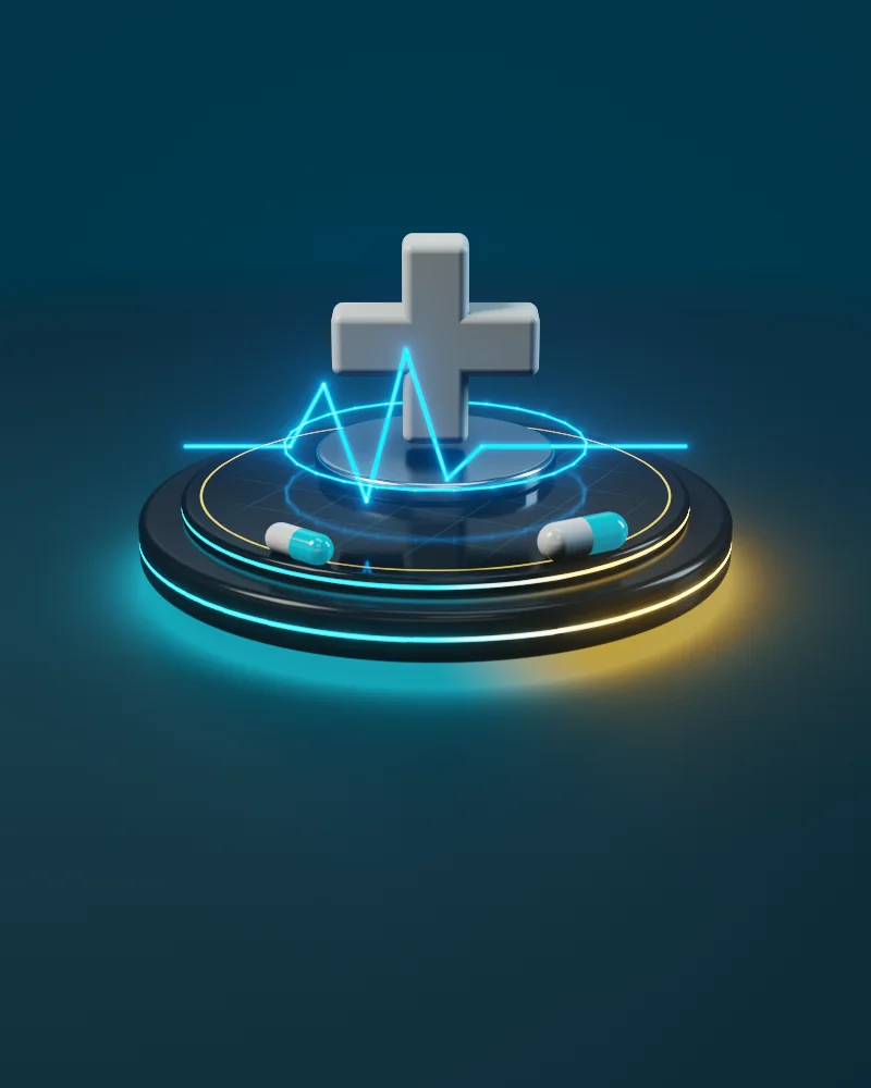 3D illustration: Healthcare sector